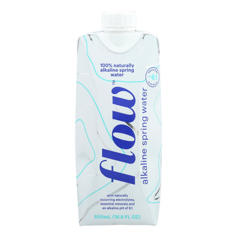 Flow Spring Water - Natural Alkaline - Case Of 12 - 500 Ml