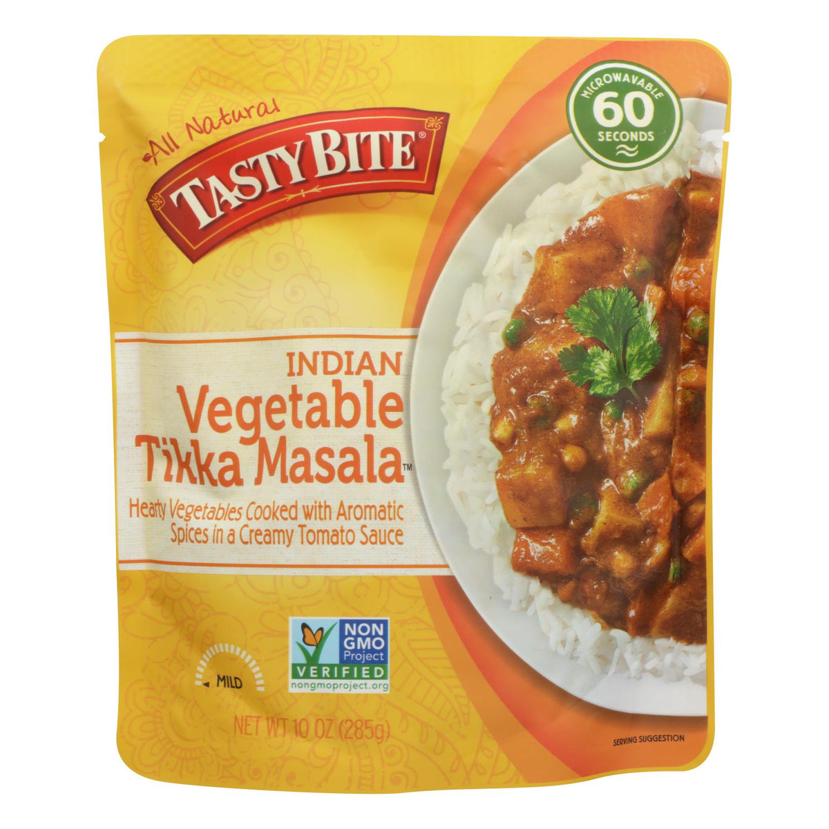 Tasty Bite Entree - Indian Cuisine - Vegetable Tikka Masala - 10 Oz - Case Of 6