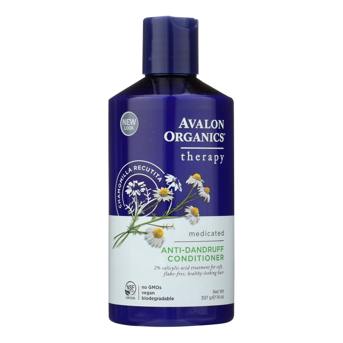 Avalon Active Organics Conditioner - Anti Dandruff - 14 Oz