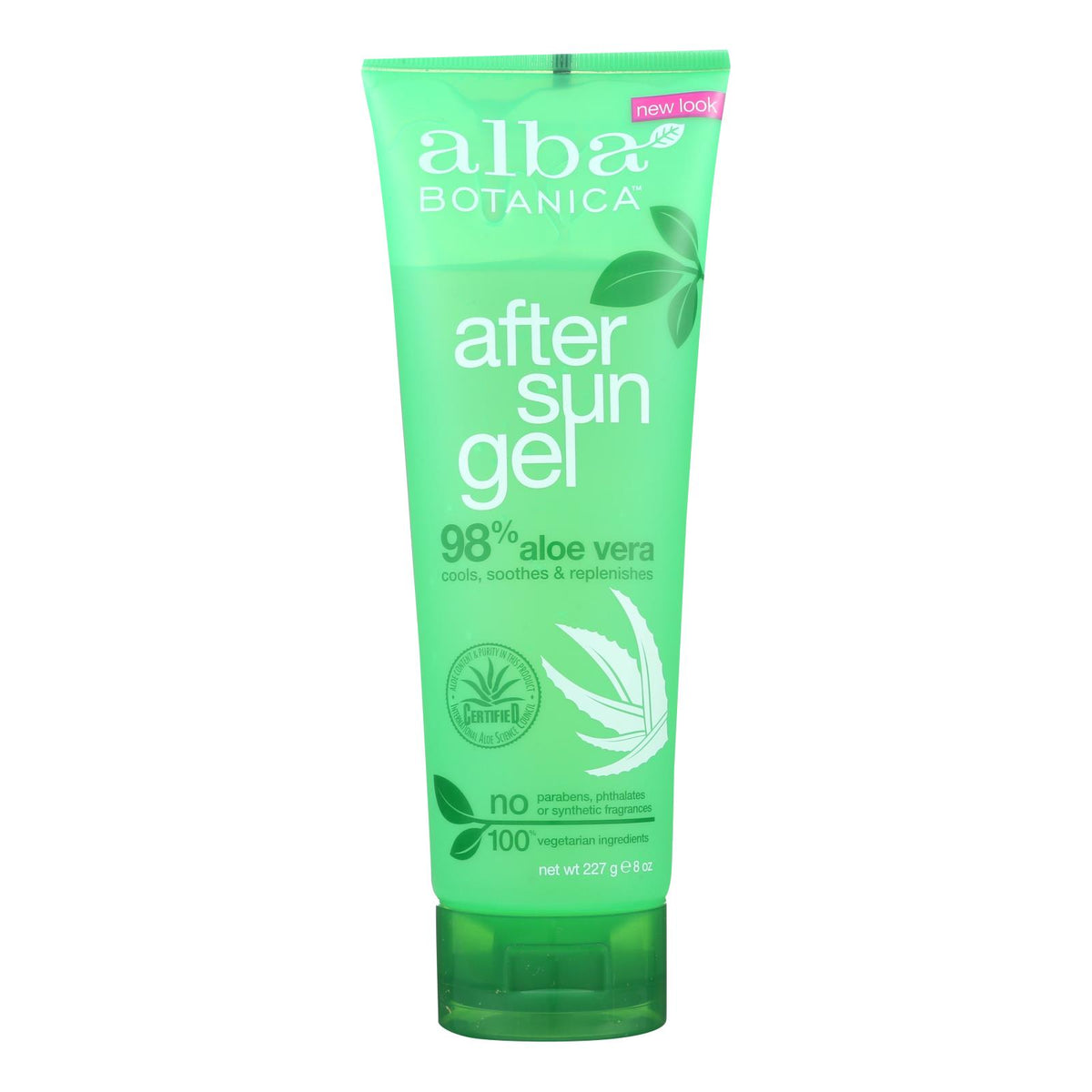 Alba Botanica - After Sun Gel - 98% Aloe - 8 Oz