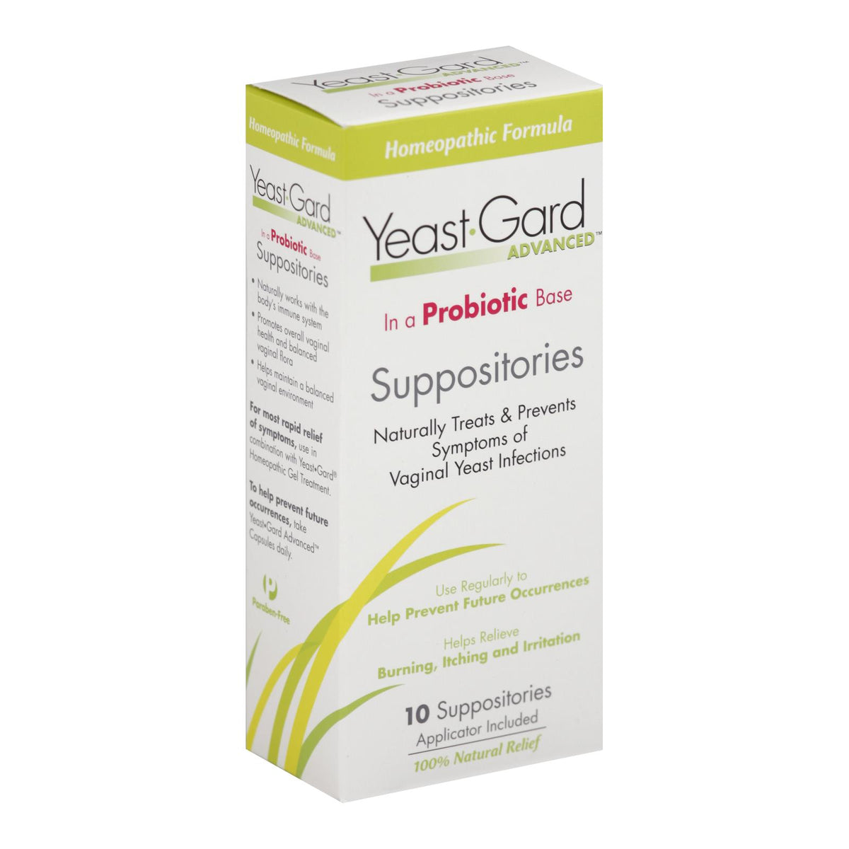 Women's Health Yeast-gard Advanced Suppositories - 10 Suppositories