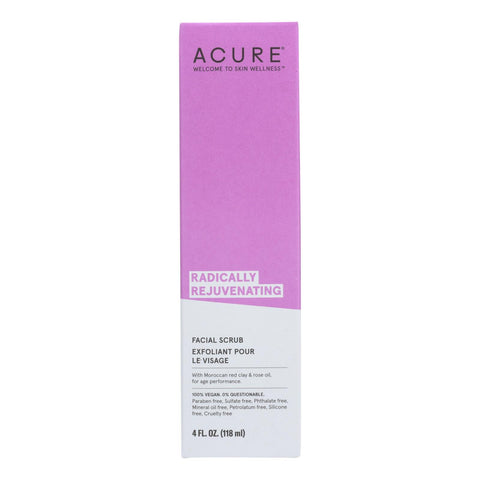 Acure - Scrub - Facial - Pore Minimize - 4 Fl Oz