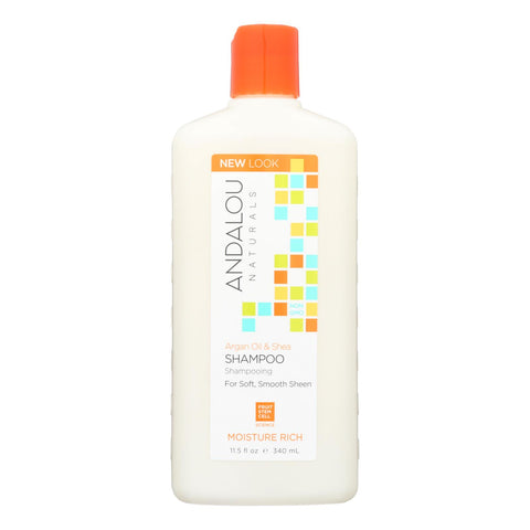 Andalou Naturals Moisture Rich Shampoo Argan And Sweet Orange - 11.5 Fl Oz