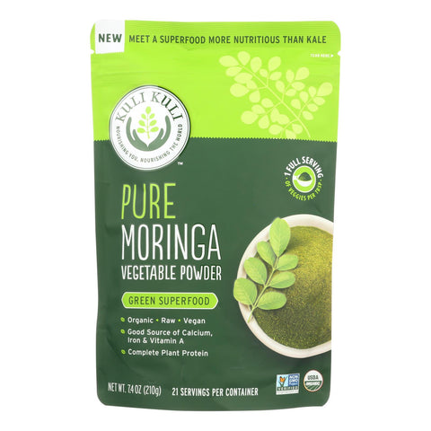 Kuli Kuli Pure Moringa Vegetable Powder - 7.4 Oz.