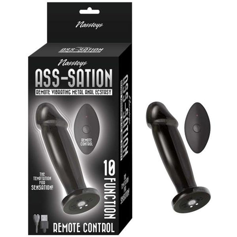 Ass-sation Remote Vibrating Metal Anal Ecstasy Black