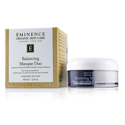 Balancing Masque Duo: Charcoal T-zone Purifier &amp; Pomelo Cheek Treatment - For Combination Skin Types - 60ml/2oz