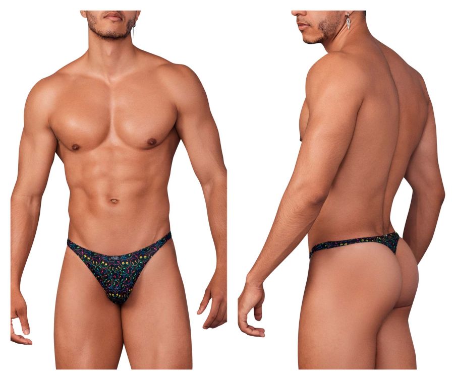 Printed Microfiber Thongs