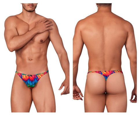 Printed Microfiber Thongs