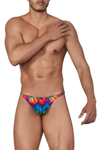 Printed Microfiber Thongs