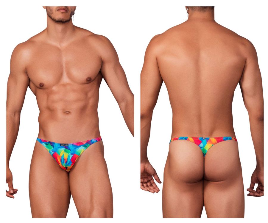 Printed Microfiber Thongs