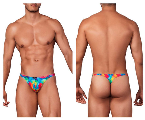 Printed Microfiber Thongs