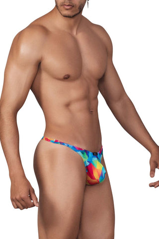 Printed Microfiber Thongs