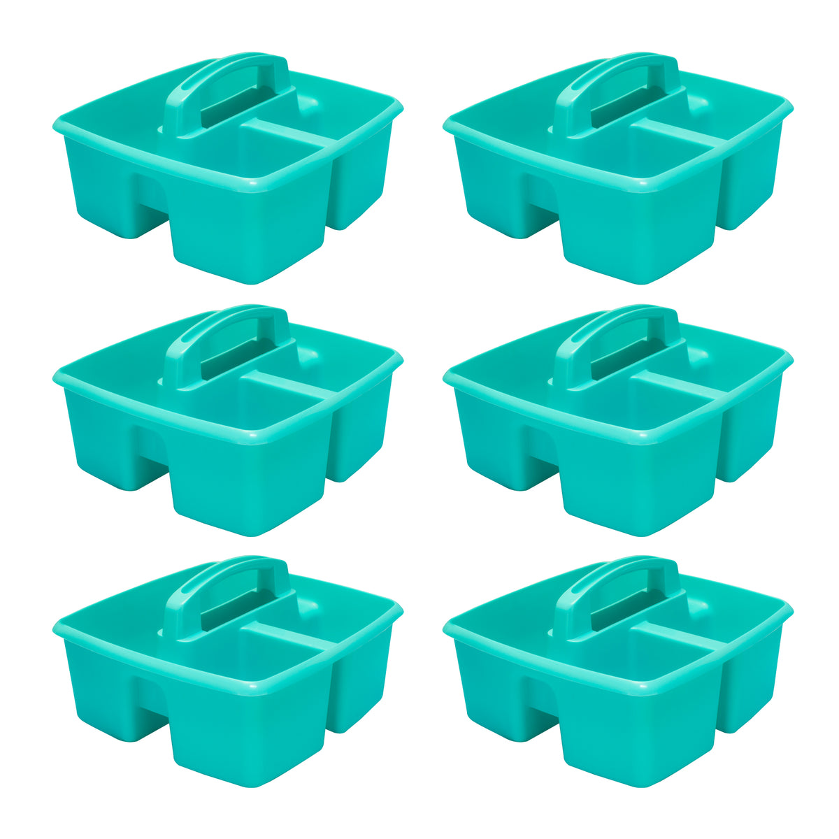 Small Caddy, Teal, Pack of 6