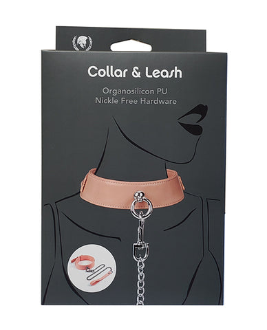 Spartacus Organsilicone Pu Collar & Leash