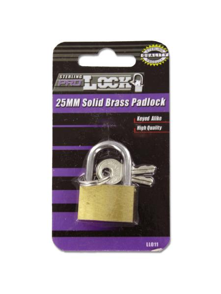 Gold Tone Padlock with Keys (Available in a pack of 24)