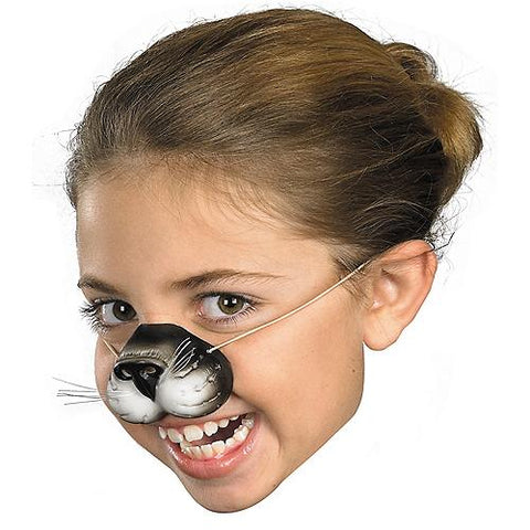 Nose Black Cat W Elastic