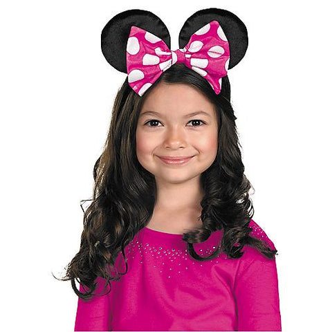 Minnie Mouse Ears W/rev Bow