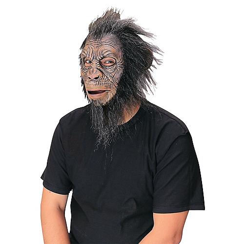 Black Hairy Ape Ad Latex Mask