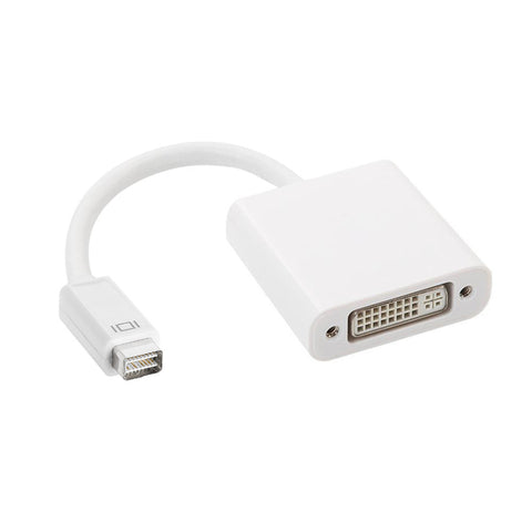 133-N Cmple - Mini DVI to DVI Converter, Mini-DVI Male to DVI Female Video Cable Adapter (White) - 6 inches