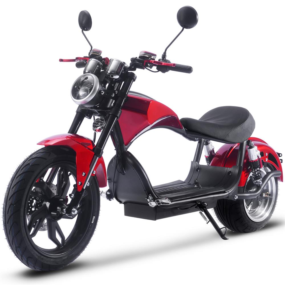 Mototec Raven 60v 30ah 2500w Lithium Electric Scooter Red