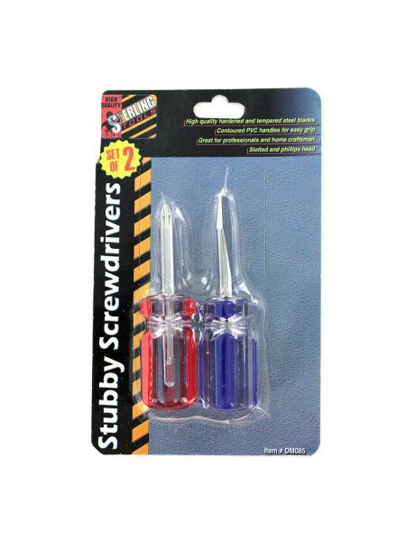 Stubby Screwdriver Set (Available in a pack of 24)