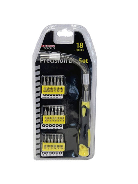 Carbon Steel Flexible Precision Screwdriver with 18 Magnetic Heads (Available in a pack of 2)