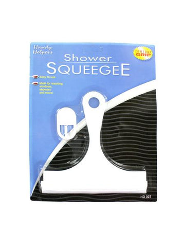 Shower Squeegee with Hanging Hook (Available in a pack of 24)