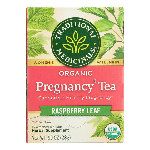 Traditional Medicinals Organic Pregnancy Herbal Tea - 16 Tea Bags - Case Of 6