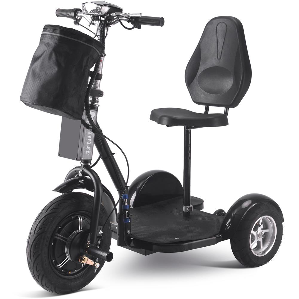 Mototec Electric Trike 48v 1000w Lithium Black