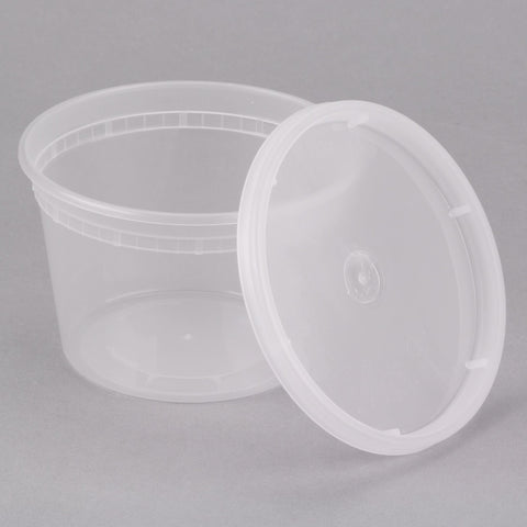 Food Storage Containers with Lids - 16 oz.