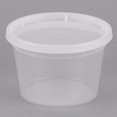 Food Storage Containers with Lids - 16 oz.