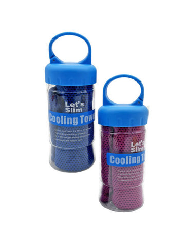 Workout Cooling Towel in Travel Bottle (Available in a pack of 6)