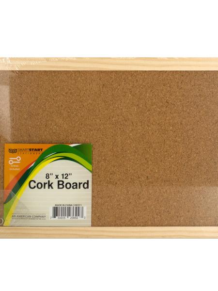 Wood Framed Cork Board (Available in a pack of 12)