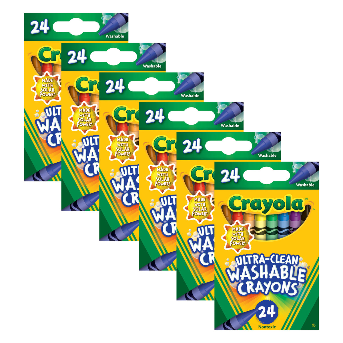 (6 Bx) Ultraclean Crayons 24ct