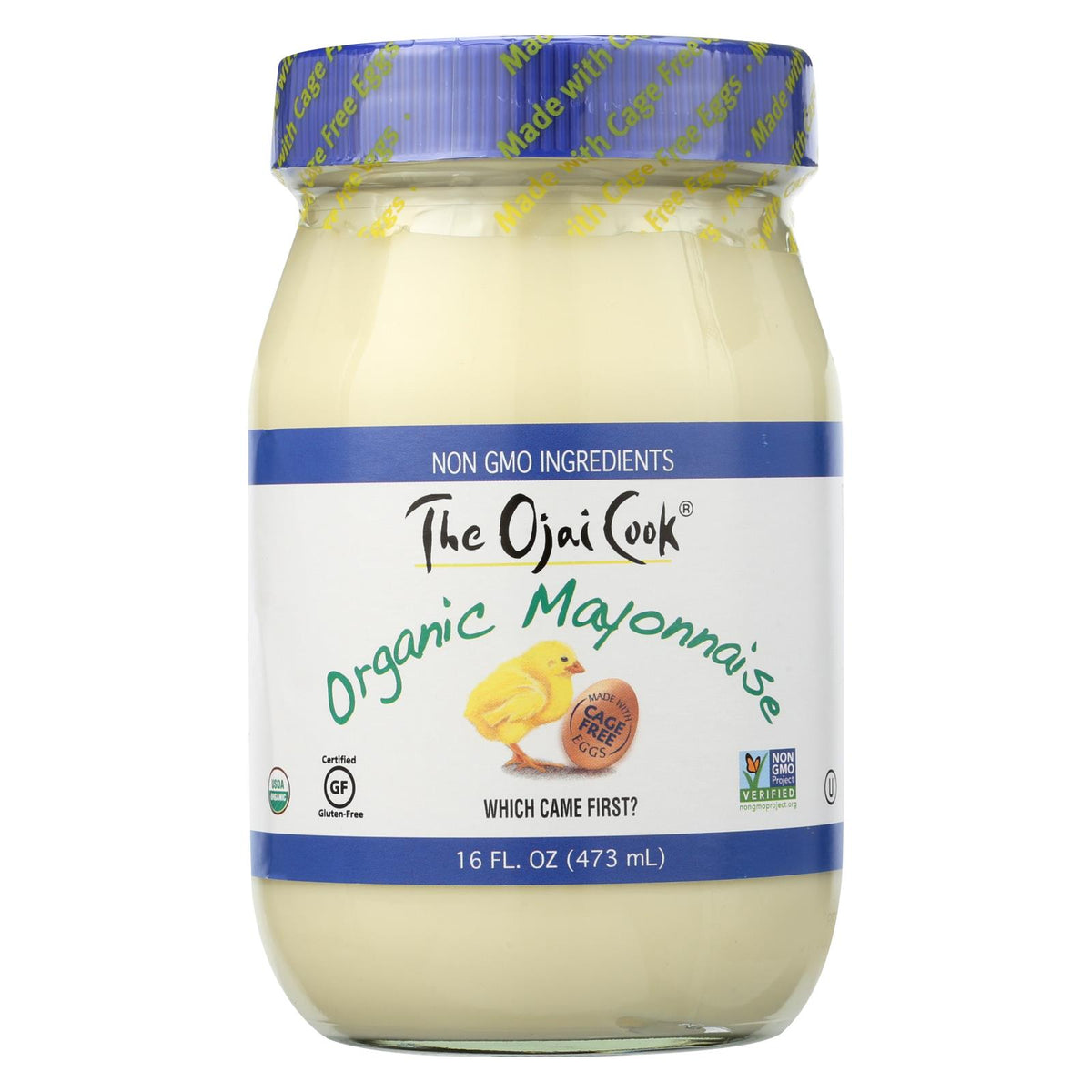 The Ojai Cook Organic Mayonnaise - Case Of 6 - 16 Fl Oz.