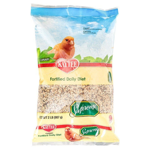 Kaytee Supreme Daily Blend Bird Food - Canary - 2 Lbs