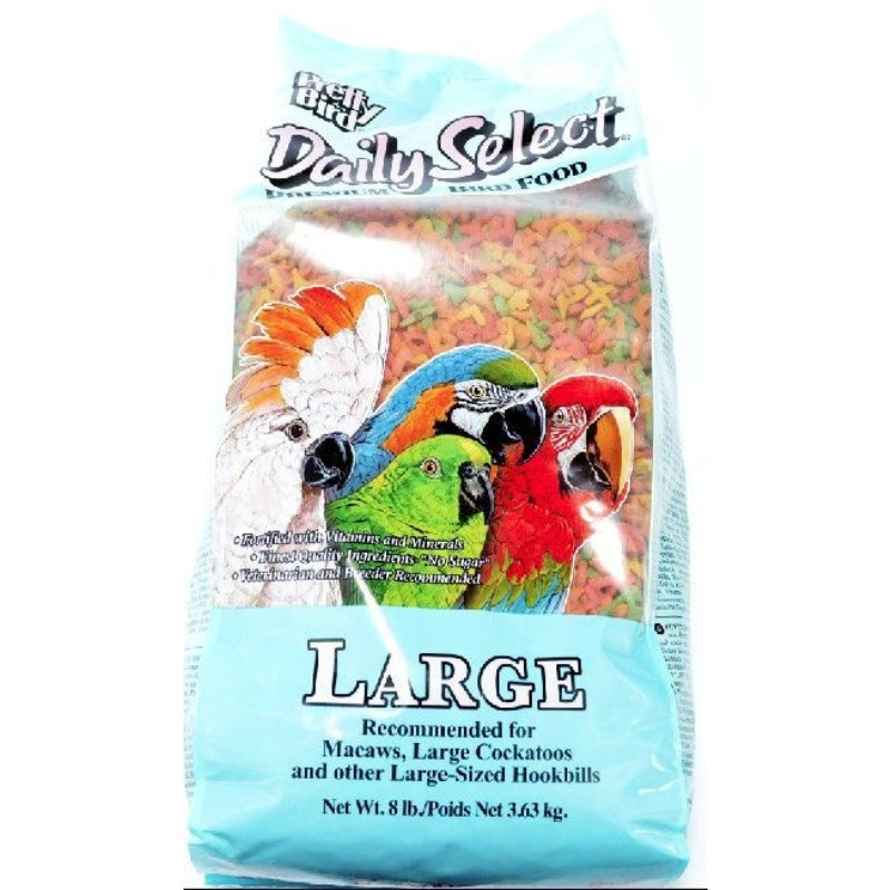 Pretty Bird Daily Select Premium Bird Food - Large - 8 Lbs