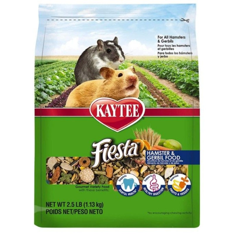 Kaytee Fiesta Hamster & Gerbil Food - 2.5 Lbs