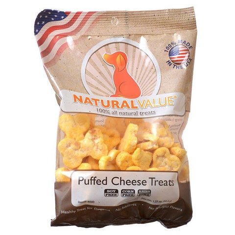 Loving Pets Natural Value Puffed Cheese Treats - 1.25 Oz