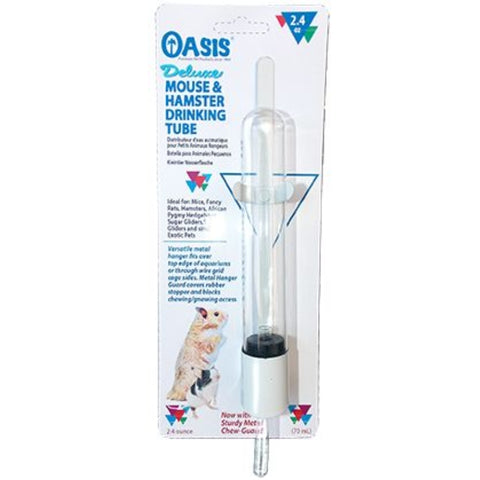 Oasis Mouse & Hamster Drinking Tube Glass - 2.4 Ounce