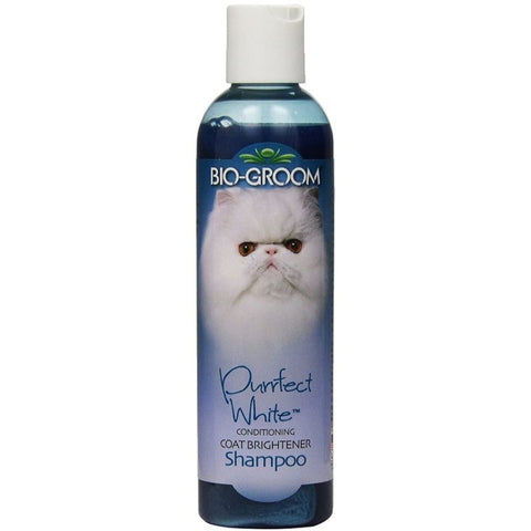 Bio Groom Purrfect White Cat Shampoo - 8 Oz