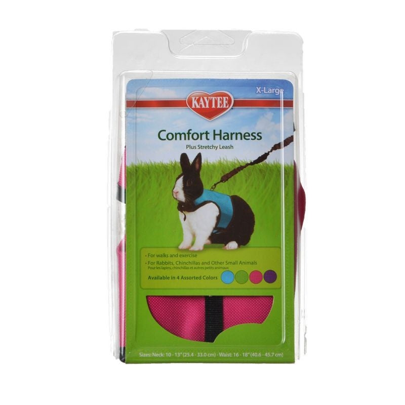 Kaytee Comfort Harness With Safety Leash - X-large (10"-13" Neck & 16"-18" Waist)