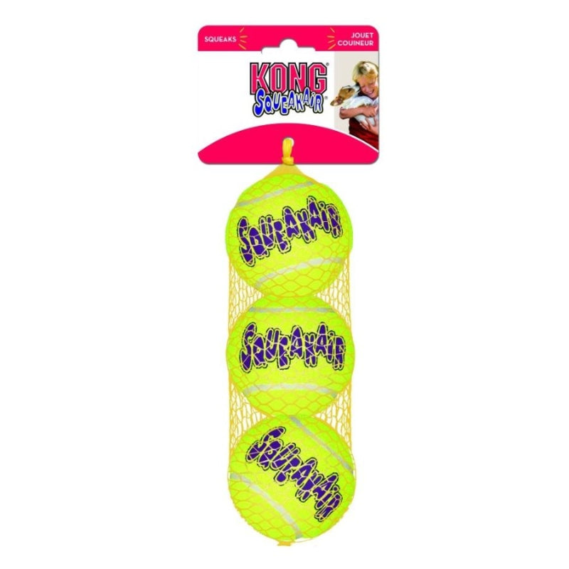 Kong Air Kong Squeakers Tennis Balls - Small 3 Count