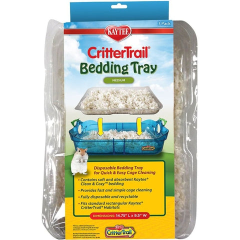 Kaytee Crittertrail Bedding Tray - 3 Count