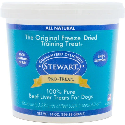 Stewart Pro-treat 100% Pure Beef Liver For Dogs - 14 Oz