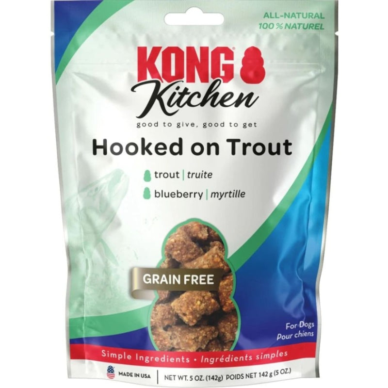 Kong Kitchen Hooked On Trout Dog Treat - 5 Oz