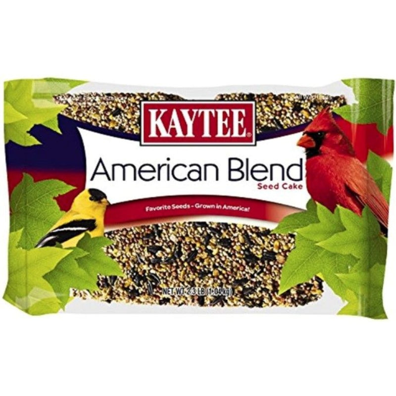 Kaytee American Blend Seed Cake With Favorite Seeds Grown In America For Wild Birds  - 2.3 Lbs