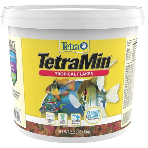 Tetra Tetramin Tropical Flakes Fish Food - 2.2 Lbs