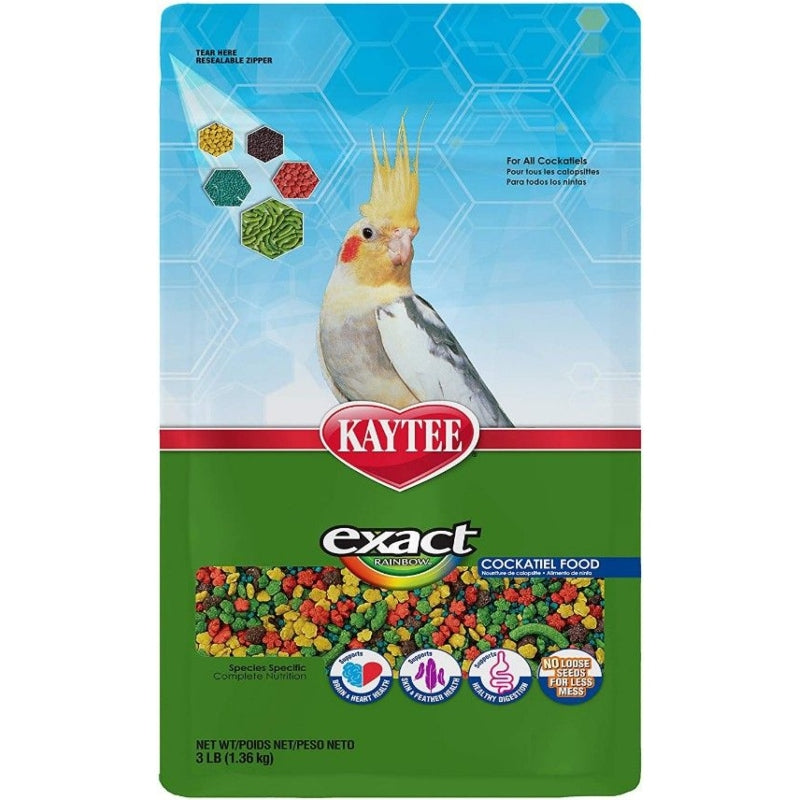 Kaytee Exact Rainbow Daily Diet - Cockatiel - 3 Lbs