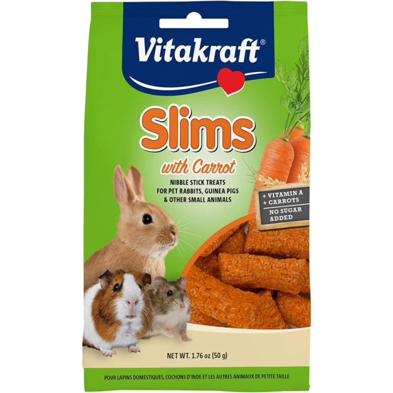 Vitakraft Slims With Carrot For Rabbits - 1.76 Oz